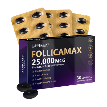 Luhaka™ FollicaMax 25,000 MCG Haargroei Ondersteuning ⚙️4