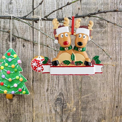 2023 Christmas Personalized Ornament Deer Families