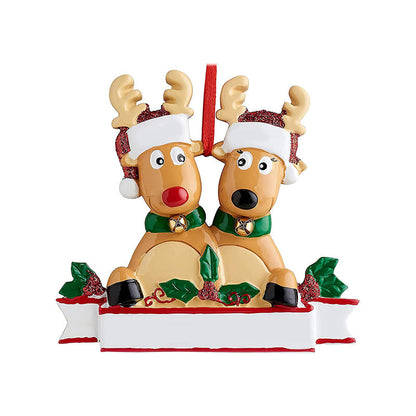 2023 Christmas Personalized Ornament Deer Families